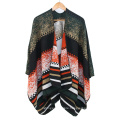 New Fashion Cashmere Winter Women Poncho Scarves Women Solid Shawl Cape